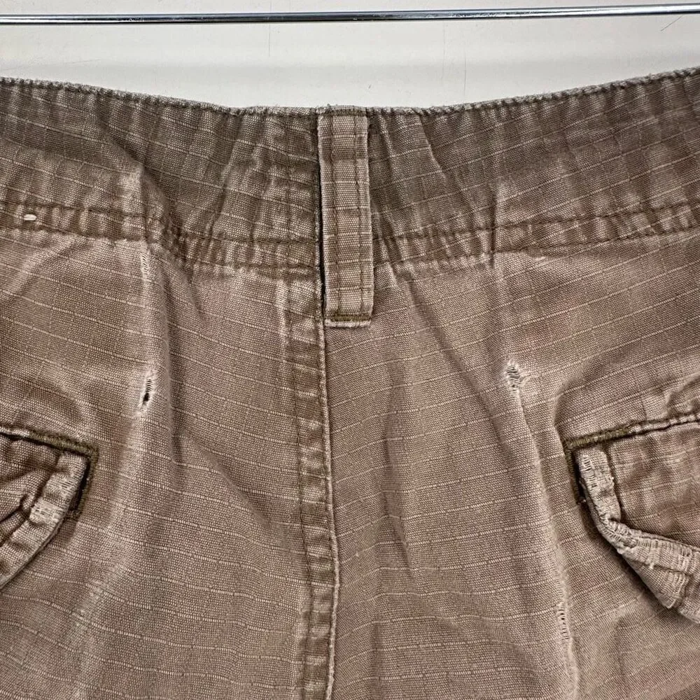 Patagonia Men’s‎ Cargo Shorts Size 34 Brown Compound Ripstop Worn Cotton Hiking